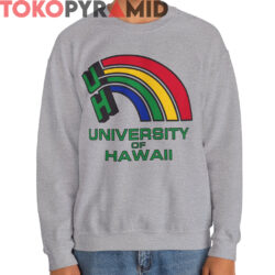 Rare Vintage University Of Hawaii Rainbow Logo Shirt