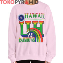 Rare Vintage University Of Hawaii Rainbow Multicolor Shirt