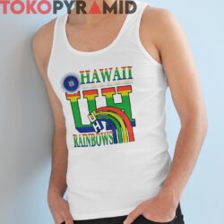 Rare Vintage University Of Hawaii Rainbow Multicolor Shirt 3 Rare Vintage University Of Hawaii Rainbow Multicolor Shirt