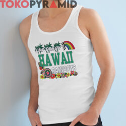 Rare Vintage University Of Hawaii Rainbows Flower Shirt 3 Rare Vintage University Of Hawaii Rainbows Flower Shirt