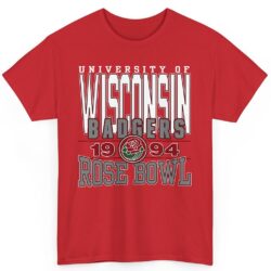 Rare Vintage University Of Wisconsin Badgers 1994 Rose Bowl Shirt