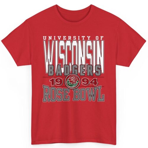 Rare Vintage University Of Wisconsin Badgers 1994 Rose Bowl Shirt Rare Vintage University Of Wisconsin Badgers 1994 Rose Bowl Shirt