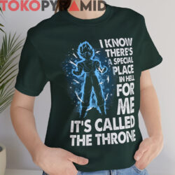 Rare Vintage Vegeta Throne in Hell Shirt