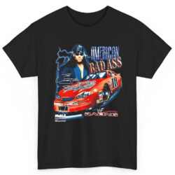 Rare Vintage WWF Undertaker American Badass Nascar Shirt
