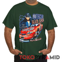 Rare Vintage WWF Undertaker American Badass Nascar Tee