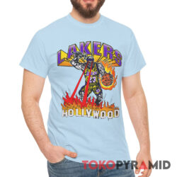 Rare Vintage Warren Lotas Los Angeles Lakers Hollywood Shirt