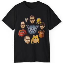 Rare Weezer Muppets 2002 Collab T-Shirt - Gildan Unisex Black, Size XL