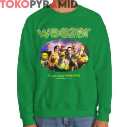 Weezer 2002 The Muppets Shirt It's Not Easy Being Weez 2 Rare Vintage Weezer 2002 The Muppets Shirt It's Not Easy Being Weez