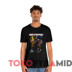 Rare Vintage LA Lakers Who's a Kobe Stopper 2009 Playoffs Tee 3 Rare Vintage Who's a Kobe Stopper 2009 Playoffs Tee Black T shirt