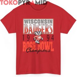 Rare Vintage Wisconsin Badgers 1994 Rose Bowl Shirt