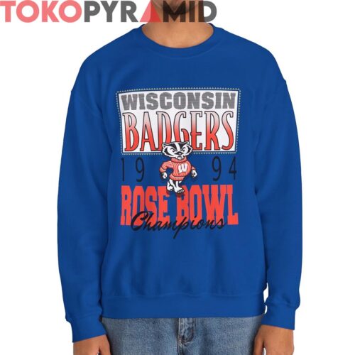 Rare Vintage Wisconsin Badgers 1994 Rose Bowl Shirt
