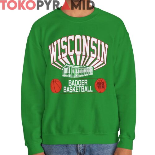 Rare Vintage Wisconsin Badgers Basketball Big Ten Shirt