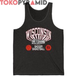 Rare Vintage Wisconsin Badgers Basketball Big Ten Shirt