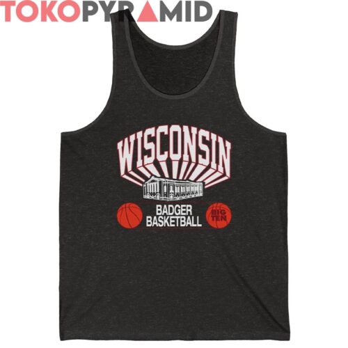 Rare Vintage Wisconsin Badgers Basketball Big Ten Shirt