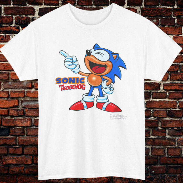 Rare Vintage 1996 Sega Sonic The Hedgehog Shirt - TokoPyramid