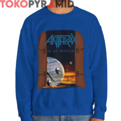 Rare Vintage Anthrax In My World Shirt 3 Rare Vtg Anthrax In My World Shirt