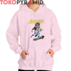 Rare Vtg Anthrax Not Man Riding Skateboard Mosh It Up Shirt