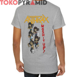 Rare Vtg Anthrax Not Man Riding Skateboard Mosh It Up Shirt