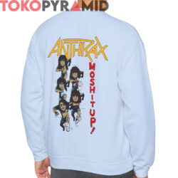 Rare Vtg Anthrax Not Man Riding Skateboard Mosh It Up Shirt