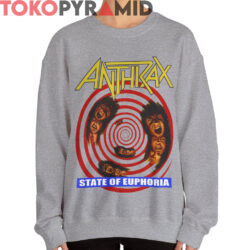 Rare Vintage Anthrax Road To Euphoria Tour 1988-89 Shirt 3 Rare Vtg Anthrax Road To Euphoria Tour 1988 89 Shirt