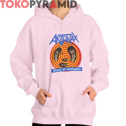 Rare Vintage Anthrax State of Euphoria Shirt 2 Rare Vtg Anthrax State of Euphoria Shirt