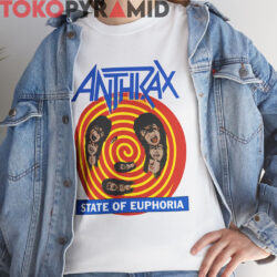Rare Vintage Anthrax State of Euphoria Shirt 4 Rare Vtg Anthrax State of Euphoria Shirt