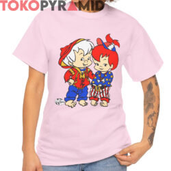 Rare Vtg Flintstones Pebbles Bam Bam Shirt