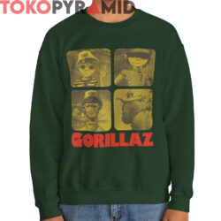 Rare Vintage Gorillaz 2010 Plastic Beach Tour Shirt 4 Rare Vtg Gorillaz 2010 Plastic Beach Tour Shirt