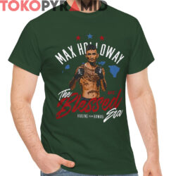 Rare Vtg Max Holloway The Blessed Hawaii UFC Shirt