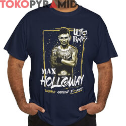 Rare Vtg Max Holloway UFC 300 BMF Shirt