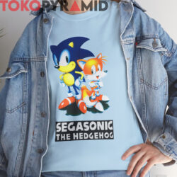 Rare Vtg Segasonic The Hedgehog Sonic And Ray Shirt