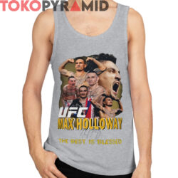 Rare Vtg UFC Max Holloway The Best Is Blessed Shirt