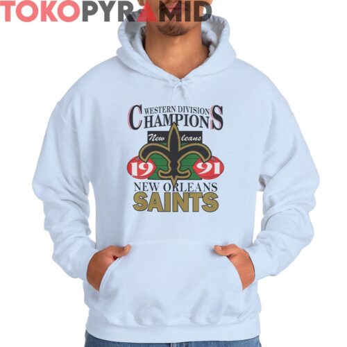Rare Western Division Champions 1991 New Orleans Saints Shirt