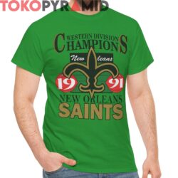 Rare Western Division Champions 1991 New Orleans Saints Shirt