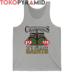 Rare Western Division Champions 1991 New Orleans Saints Shirt