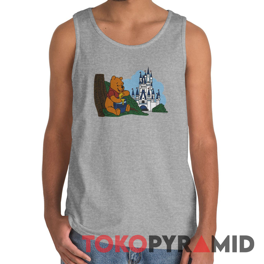 Rare Winnie The Pooh Disney Castle Tank Top Rare Winnie The Pooh Disney Castle Tank Top