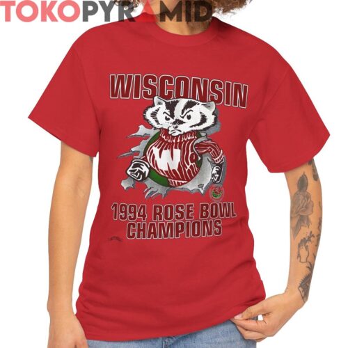 Rare Wisconsin 1994 Rose Bowl Champions Shirt Rare Wisconsin 1994 Rose Bowl Champions Shirt
