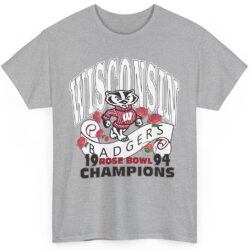 Rare Wisconsin Badgers 1994 Rose Bowl Champs Shirt