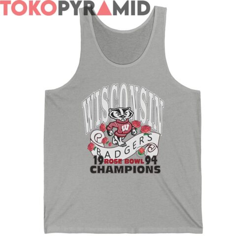 Rare Wisconsin Badgers 1994 Rose Bowl Champs Shirt