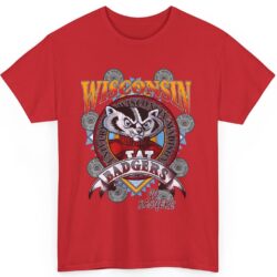 Rare Wisconsin Badgers Mascot Go Badgers Shirt