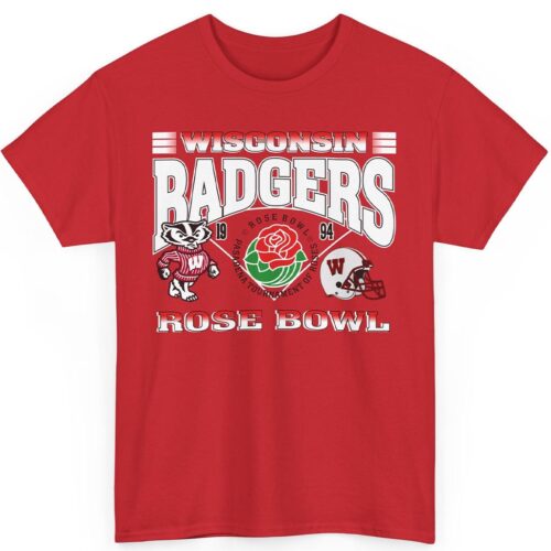 Rare Wisconsin Badgers Rose Bowl 1994 Shirt
