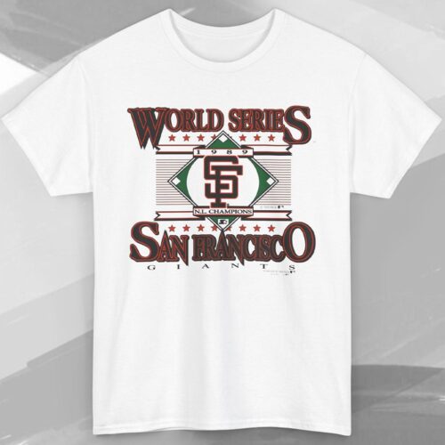 Rare World Series 1989 San Francisco Giants Shirt
