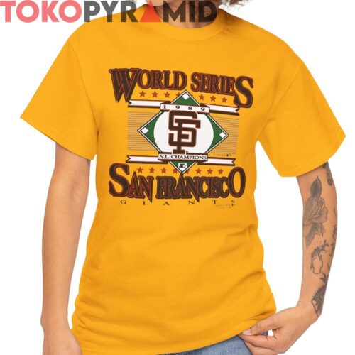 Rare World Series 1989 San Francisco Giants Shirt