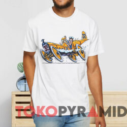 Ray Harroun Marmon Wasp Caricature Shirt 1 Ray Harroun Marmon Wasp Caricature Shirt White T shirt