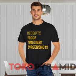 Receipts Proof Timelines Screenshots Shirt 1 Receipts Proof Timelines Screenshots Shirt Black T shirt