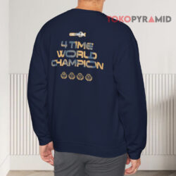 Red Bull Racing 2024 World Champion Winner Max Verstappen Sweatshirt Back
