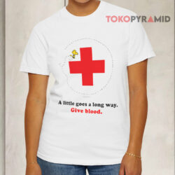 Red Cross X Peanuts Celebrate 75 Years Of Snoopy White T shirt