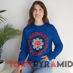 Red Hot Chili Peppers 1991 Double-Sided Shirt 2 Red Hot Chili Peppers 1991 Double sided Shirt Blue Sweatshirt