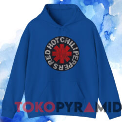 Red Hot Chili Peppers Asterisk Circle Distressed Logo T-shirt 3 Red Hot Chili Peppers Asterisk Circle Distressed Logo T shirt Blue Hoodie