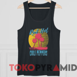 Red Hot Chili Peppers Beach Scene T-shirt 4 Red Hot Chili Peppers Beach Scene T shirt Black TankTop